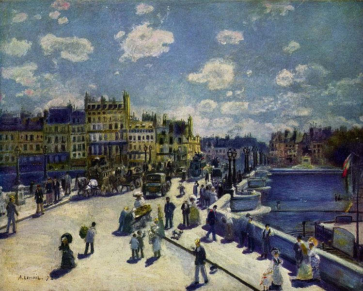 Le Pont Neuf, Renoir, Paris, 1872